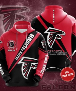 Personalized Atlanta Falcons Custom 3D Hoodie - Perfect For Sports Events