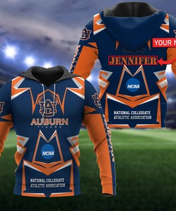 Personalized Auburn Tigers 3D All Over Print Zip Hoodie - Customized Gifts For Fans