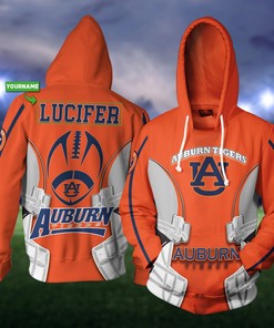 Personalized Auburn Tigers 3D All Over Print Zip Hoodie - Great Ncaa Gift