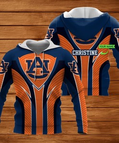 Personalized Auburn Tigers 3D All Over Print Zip Hoodie - Perfect Apparel For The Stadium