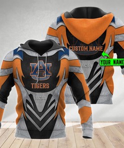 Personalized Auburn Tigers 3D All Over Print Zip Up Hoodie - Stay Stylish And Comfortable