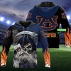 Personalized Auburn Tigers University 3D All Over Print Zip Hoodie - Unique Gift Idea