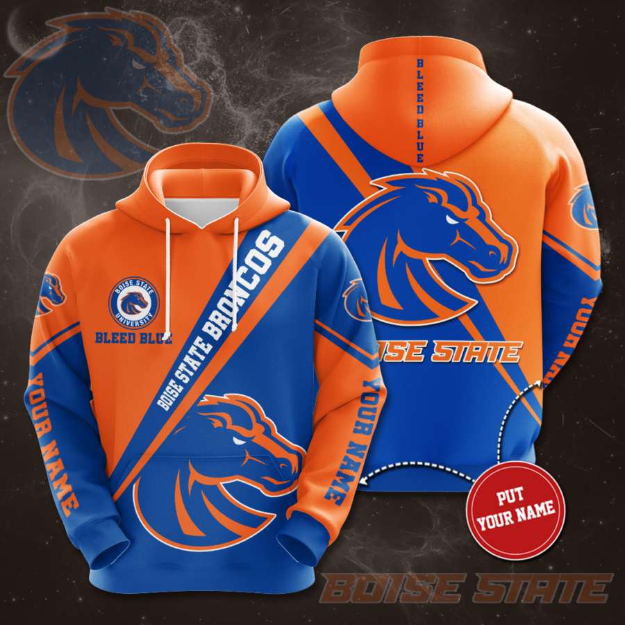 Personalized Boise State Broncos Custom All Over Print 3D Hoodie