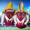Personalized Brisbane Broncos Nrl Custom All Over Print Hoodie 3D