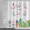 Personalized Cactus Shower Curtain for a Unique Bathroom Decor