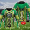 Personalized Canberra Raiders Nrl Zip Up 3D All Over Print Hoodie With Custom Name 