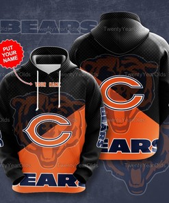 Personalized Chicago American Football Team Nfl Custom Name 3D All Over Print Zip Up Hoodie - Stand Out From The Crowd