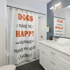 Personalized Dog Lover Gift Ideas for Her, Womens Bridesmaid Gift Shower Curtain