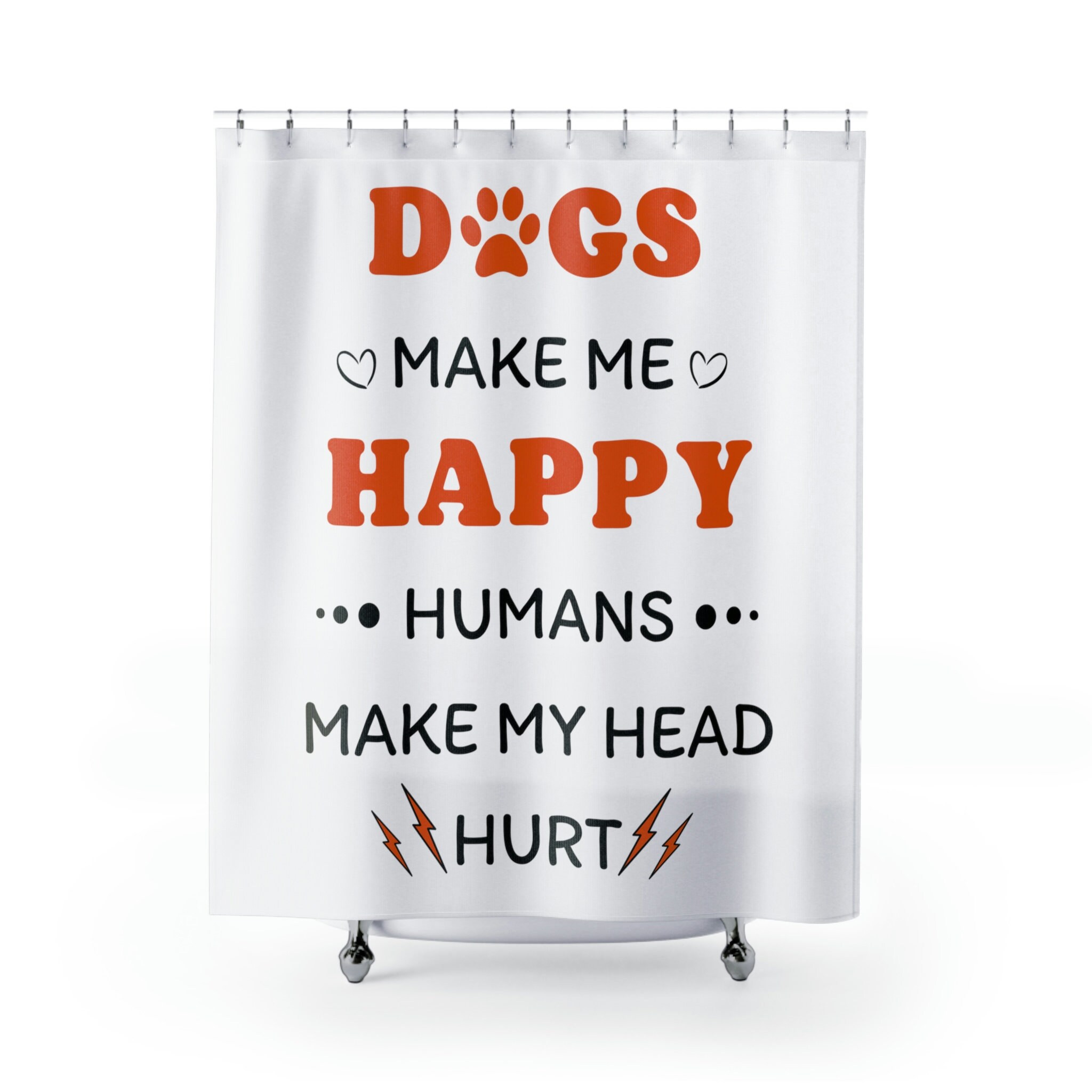 Personalized Dog Lover Gift Ideas for Her, Womens Bridesmaid Gift Shower Curtain