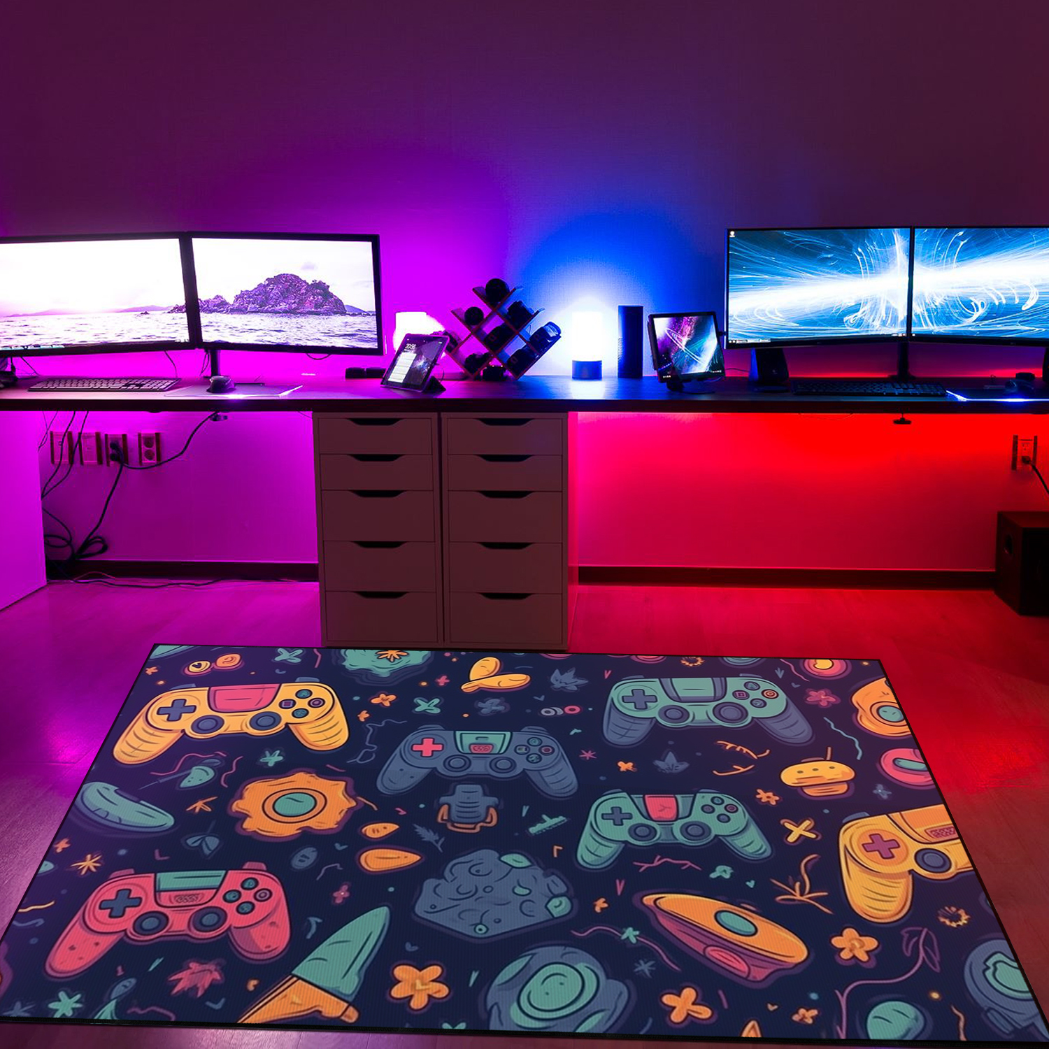 Personalized Game Controller Area Rug - An Awesome Addition to Any Teen Boy's Room - Image 3
