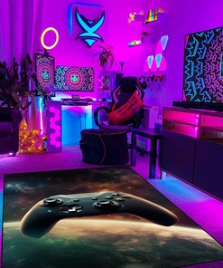 Personalized Game Controller Area Rug - Perfect for Living Room and Bedroom Decor