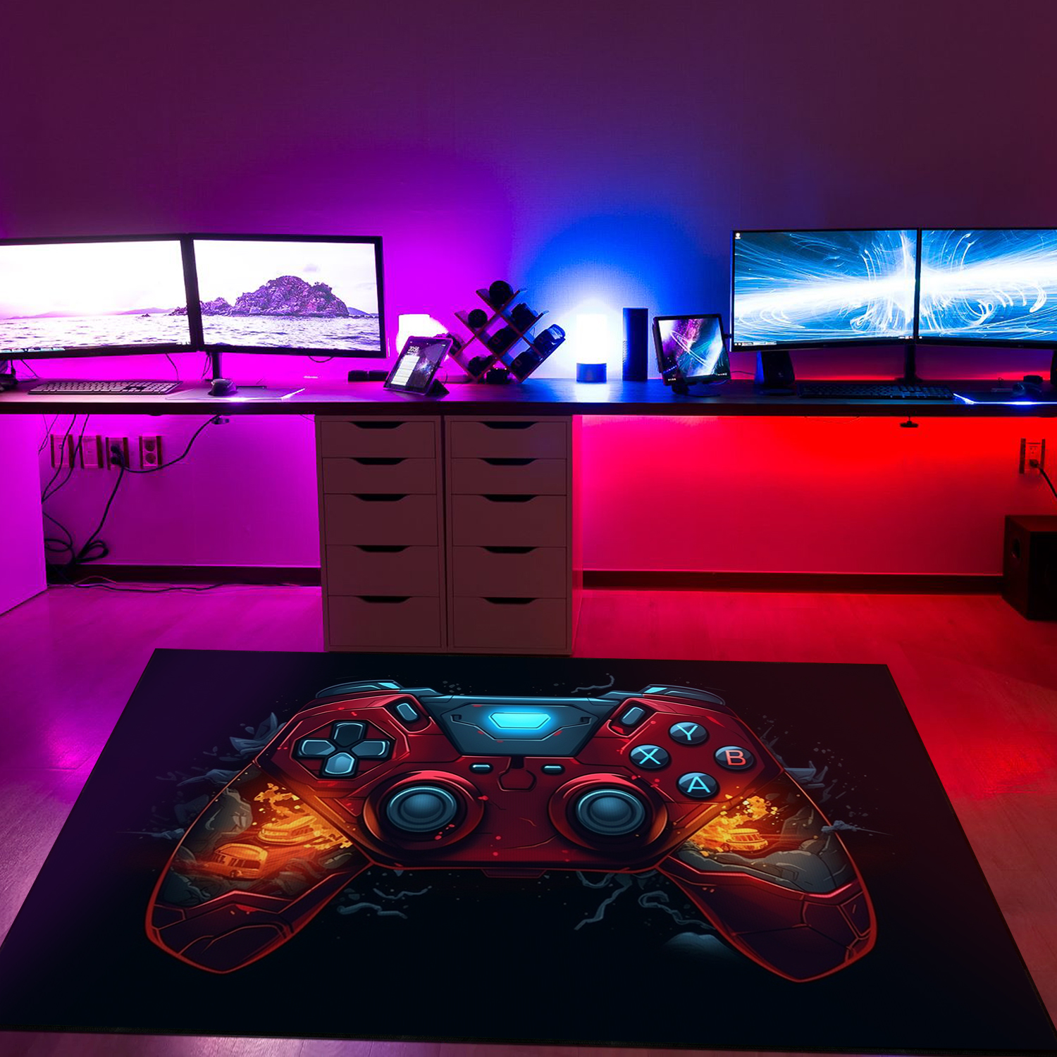 Personalized Game Controller Area Rug for Teenage Gamers - A Must-Have for Any Gaming Room - Image 3