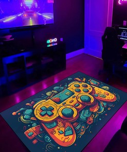 Personalized Game Controller Carpet for Teen Boys Bedroom - The Ultimate Gamer Gift
