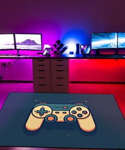 Personalized Game Controller Rug - The Ultimate Gaming Room Decor for Teen Boys
