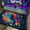 Personalized Game Room Carpet for Teen Boys with Customizable Vintage Area Rug