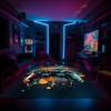 Personalized Game Room Carpet with Vintage Game Room Design for Teen Boys