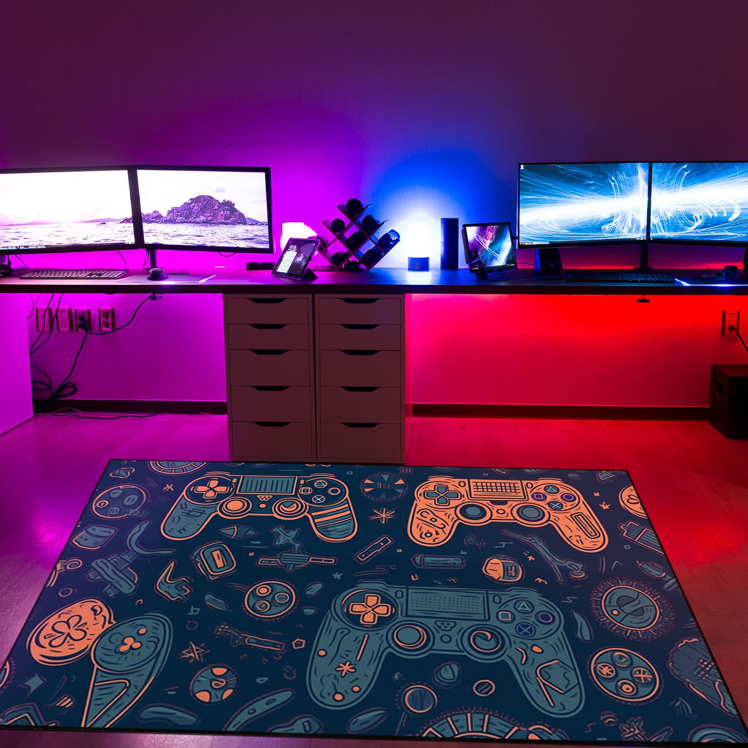 Personalized Game Room Rug for Boys - Perfect for a Game Room Makeover - Image 3