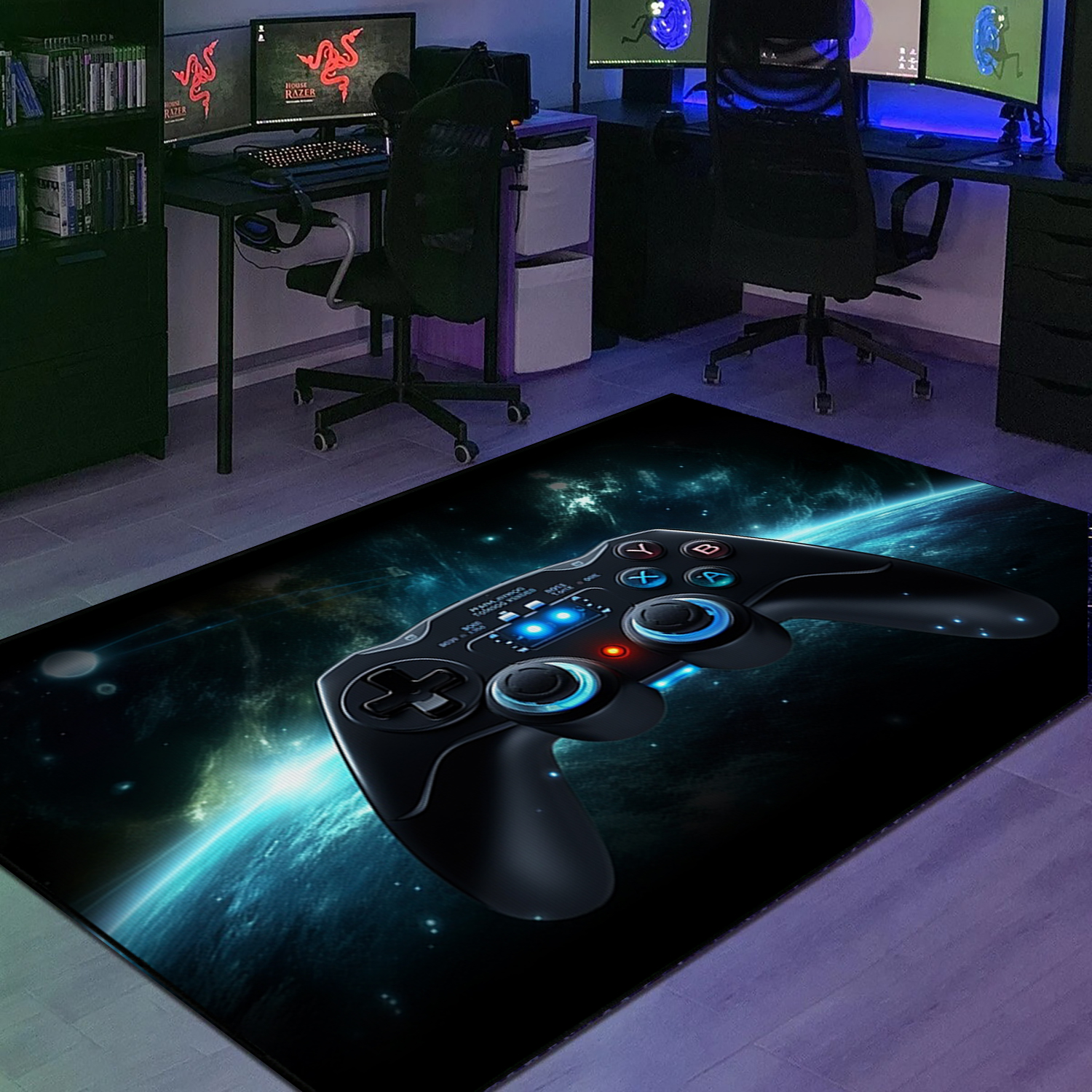 Personalized Game Room Rug for Teen Boys - Gamer Gift Idea with Style - Image 2