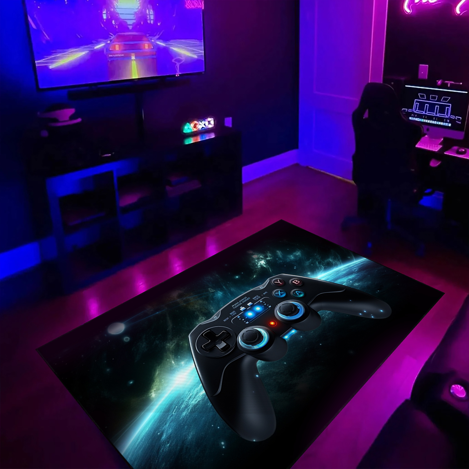 Personalized Game Room Rug for Teen Boys - Gamer Gift Idea with Style - Image 3