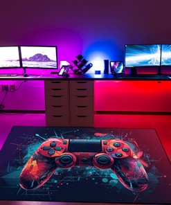 Personalized Game Room Rugs - Perfect for Living Room and Bedroom Decor - Game Bathroom Rug Set