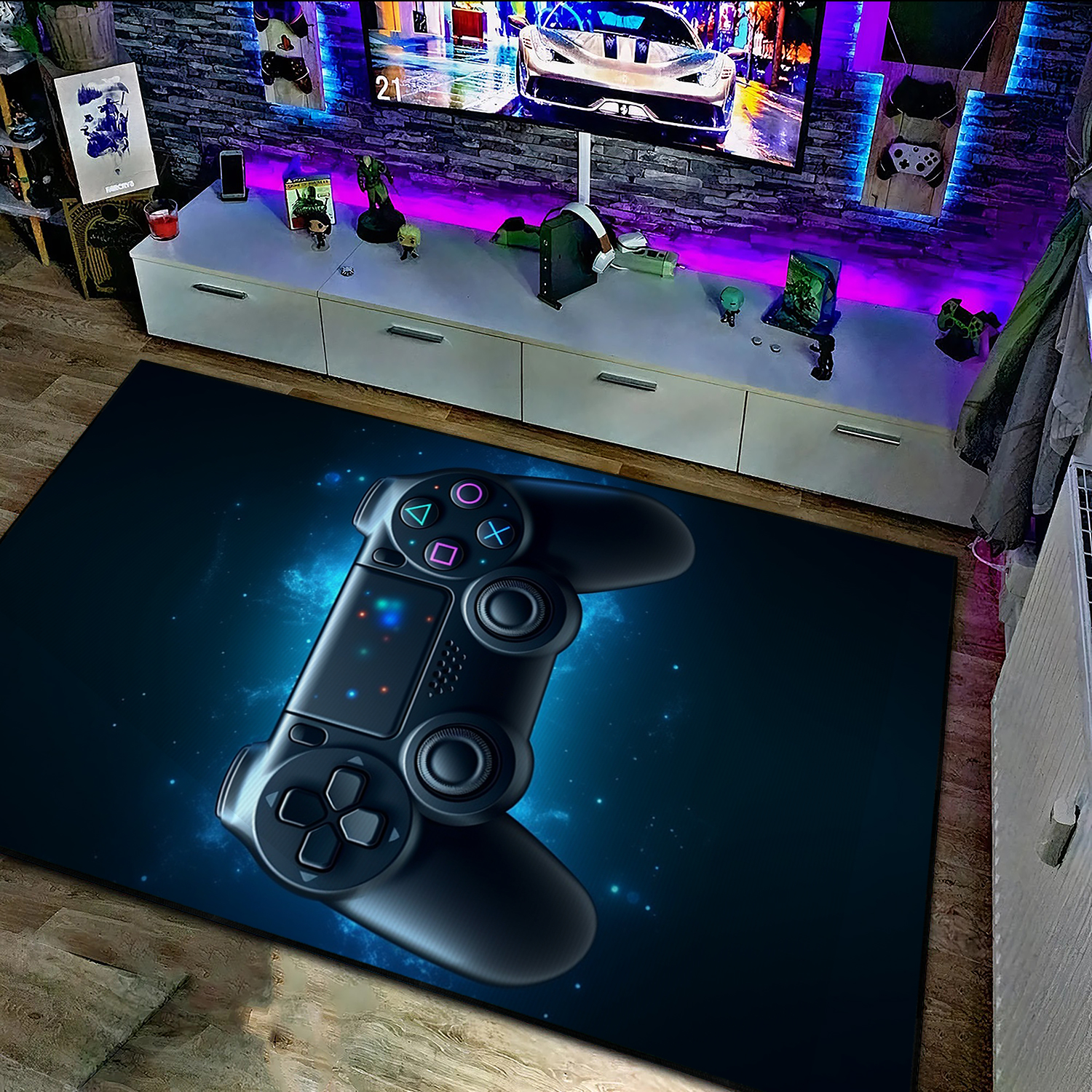 Personalized Game Room Rugs for Boys Bedrooms - Add Some Fun and Personality to Your Home Decor - Image 2