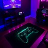 Personalized Game Room Rugs for Boys - Customized Gaming Room Carpet for Boys' Bedrooms - Kids Game Room Rug