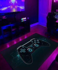 Personalized Game Room Rugs for Boys - Perfect for Home Decoration and Bedroom Setup - Large Game Rug