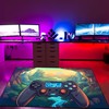 Personalized Game Room Themed Area Rug - The Perfect Addition to Any Boys Bedroom