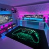Personalized Game Room Themed Area Rug for Teenagers - Upgrade Your Gaming Room