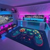 Personalized Game Room Themed Rug for Boys - Perfect Gift Idea for Kids - Add Some Style to Your Room