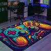 Personalized Game Room Themed Rug with Quotes - The Ultimate Game Room Decor