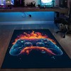 Personalized Gamer Rug for Bedroom - Perfect for Boys Room Decor and Game Room Setup