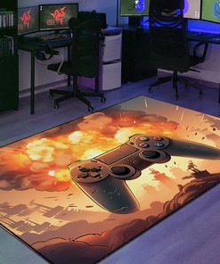 Personalized Gaming Room Carpet - Perfect for Any Teen Boy's Gaming Room