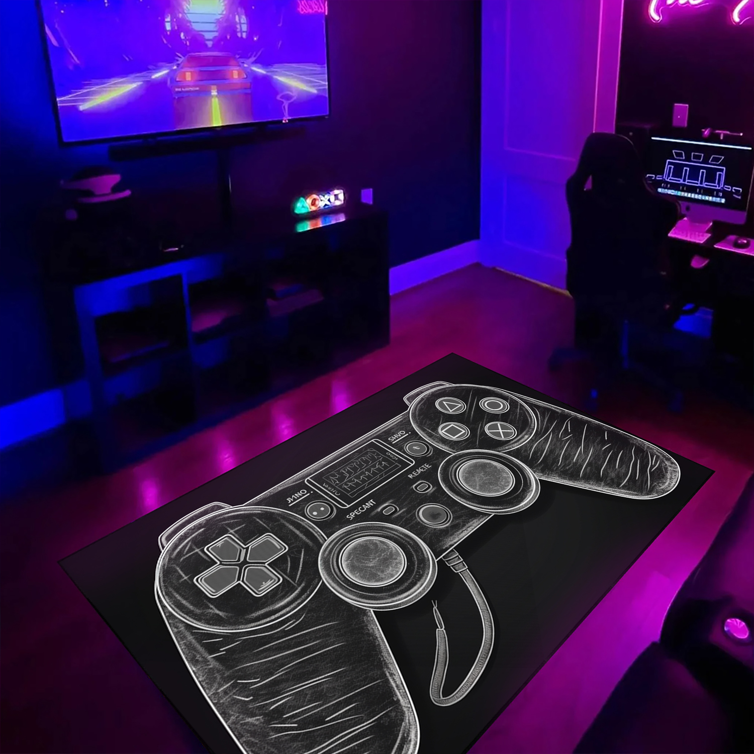 Personalized Gaming Rug - The Perfect Addition to Any Teen Boy's Room - Image 2