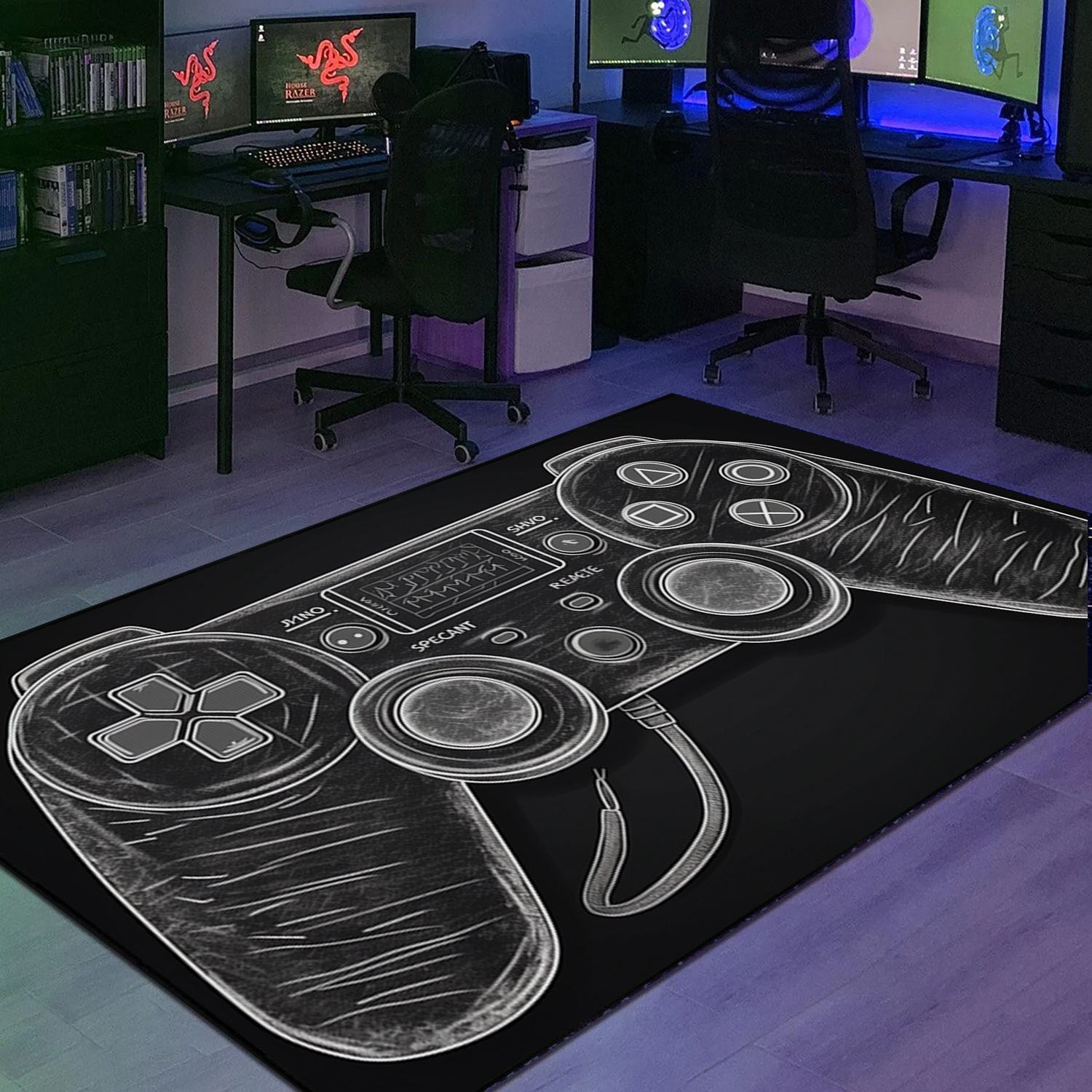 Personalized Gaming Rug - The Perfect Addition to Any Teen Boy's Room - Image 3