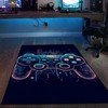 Personalized Gaming Rug for Boys Room with Customizable Vintage Area Rug