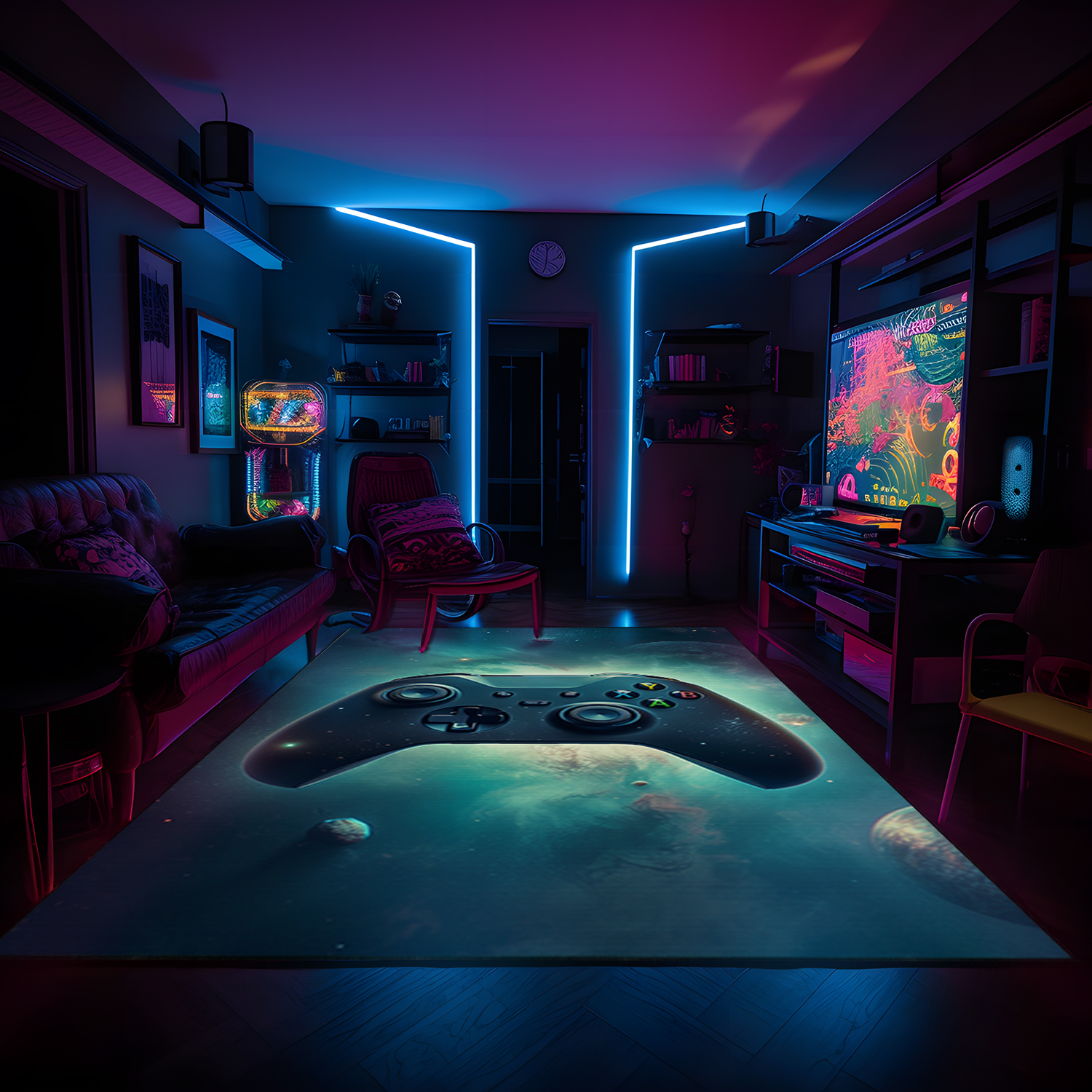 Personalized Gaming Rugs for Boys Bedrooms - Perfect for Boys who Love Gaming