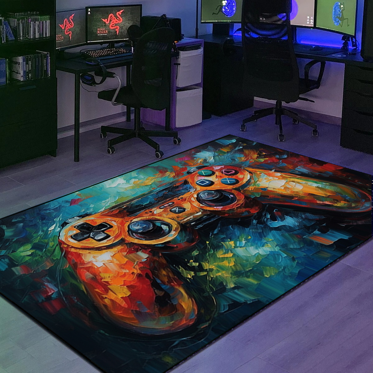 Personalized Gaming Rugs for Boys - Perfect for Home Decoration and Gaming Setup - Game Room Carpets