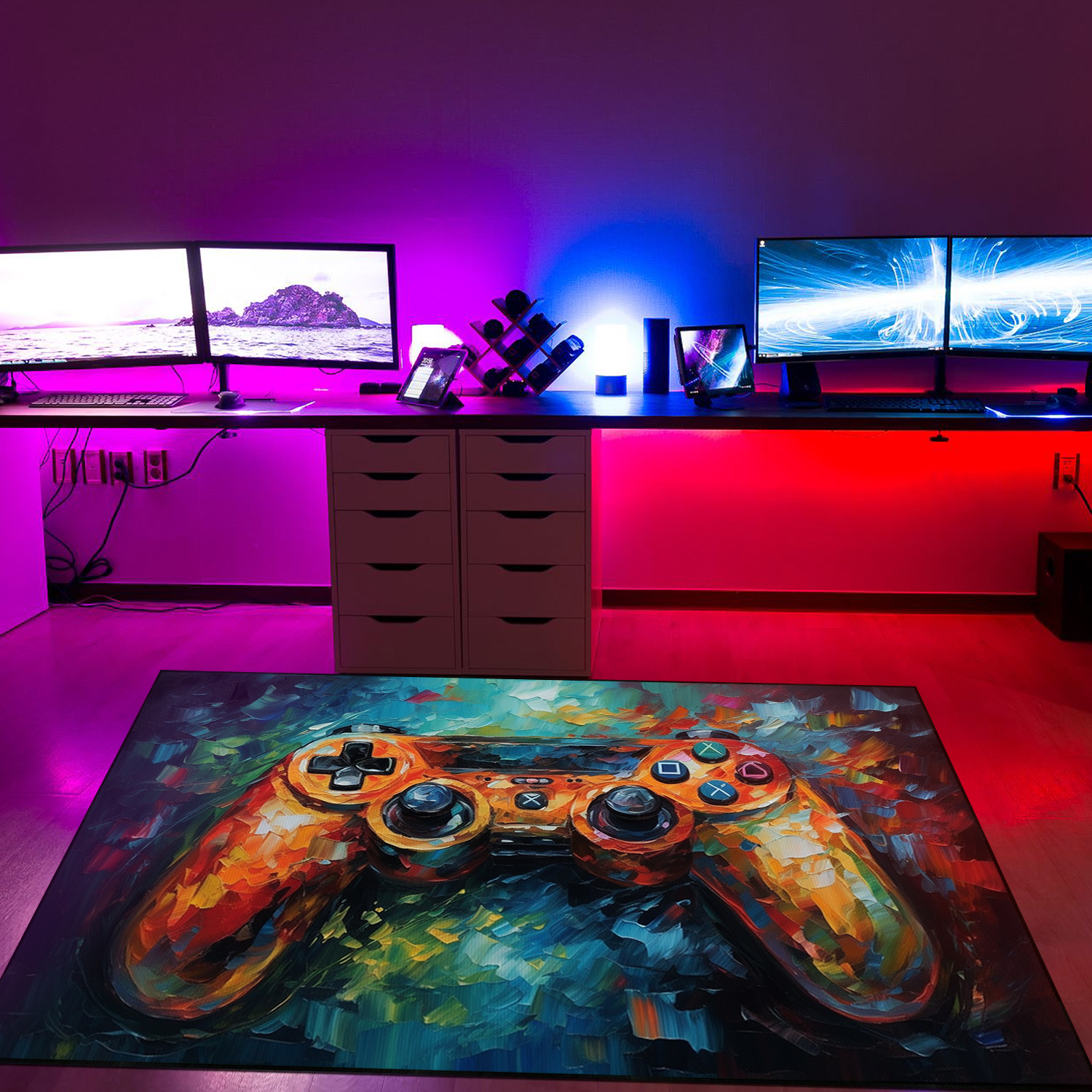 Personalized Gaming Rugs for Boys - Perfect for Home Decoration and Gaming Setup - Game Room Carpets - Image 2