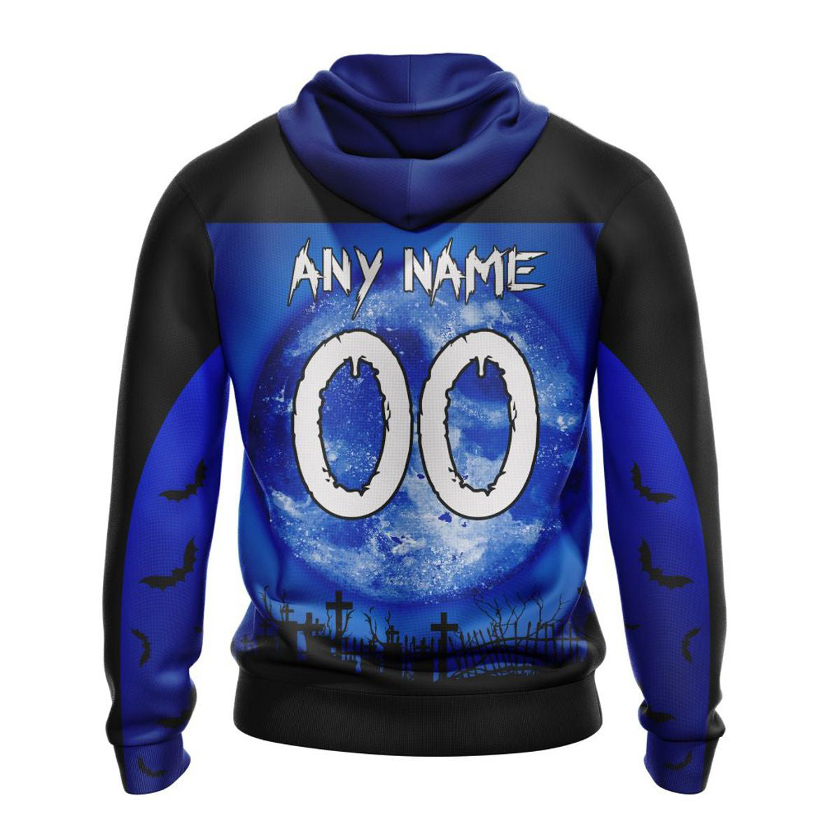 Personalized Los Angeles Rams Halloween 3D All Over Print Hoodie, Custom Name & Number Gifts For Fans