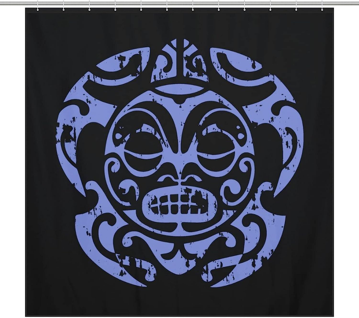 Personalized Maori Sea Turtle Hawaii Bathroom Shower Curtain