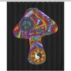 Personalized Mushroom Shower Curtain, Durable Bath Liner