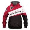 Personalized Nfl Atlanta Falcons 3D Hoodie All Over Print Zip Up - Great For Fans