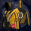 Personalized Nhl Boston Bruins Custom Name All Over Printed 3D Zip Up Hoodie