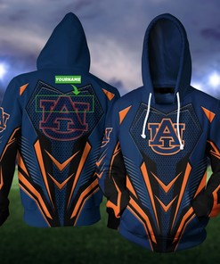 Personalized Ntt343 Auburn Tigers 3D All Over Print Zip Hoodie - Great For Gifts