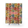 Personalized Shower Curtain for Girls and Teens, Mushroom Shower Curtain for Cute Bathroom 