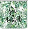 Personalized Tropical Palm Leaf Shower Curtain With Waterproof Fabric, Unique Bathroom Decor Idea