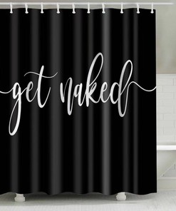 Personalized Tropical Palm Leaf Shower Curtain With Waterproof Fabric, Unique Bathroom Decor Idea