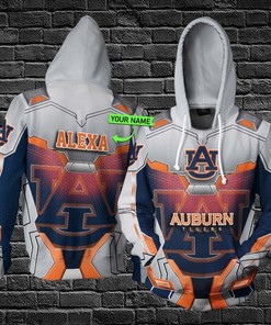 Personalized University Of Auburn Tigers All Over Print 3D Hoodie - Perfect For Sports Events