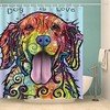 Pet Dog Theme Shower Curtain for Your Bathroom Decor